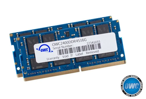 OWC 32GB (16GB x 2) DDR4 PC4-19200 2400MHZ SODIMM 260-pin ram memory for iMac - Image 1 of 1