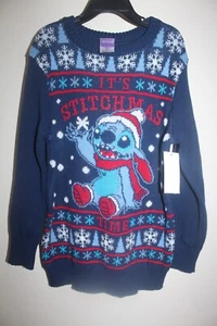 Disney Lilo and Stitch Boy's size M (8) Ugly Christmas Sweater NWT - Picture 1 of 5