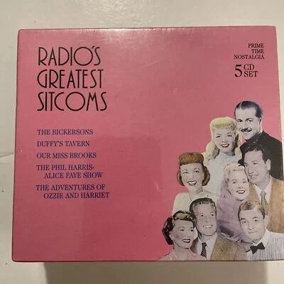 VV Radio Greatest Sitcoms - 5 CD Set Ozzie & Harriet/Our Miss Brooks New Sealed - Image 1 of 4