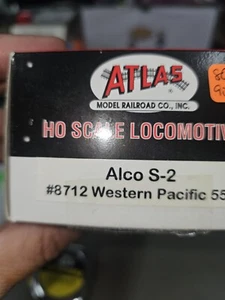 ATLAS #8712 - WESTERN PACIFIC ALCO 553 Diesel Locomotive HO Scale - Picture 1 of 7