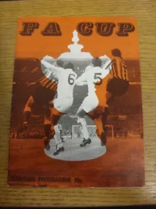 circa 1974 FA Cup: Souvenir Match Magazine - Inside Full FA Cup Guide & 'Fill In - Picture 1 of 1