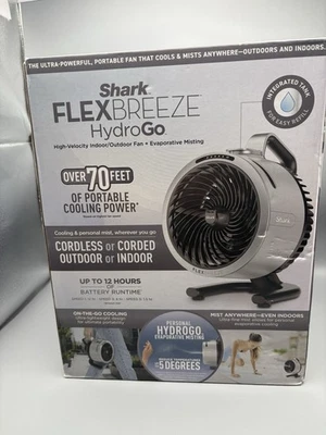 Shark - FlexBreeze HydroGo Fan, Ultra-powerful portable fan, Indoor & OutdoorNIB - Image 1 of 4