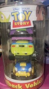 Disney Parks Toy Story Buzz Lightyear Woody LGM Stuntfahrzeuge Friction NEU - Bild 1 von 3