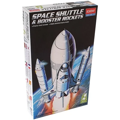 Academy Space Shuttle and Booster Rockets 12707 Plastic Model Kit Scale 1/288 - Image 1 of 4