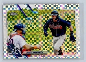 2021 Topps Chrome #7 Dansby Swanson X-Fractor - Picture 1 of 2