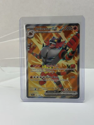 Incineroar EX 187/162SV05: Temporal Forces Holo Card Near Mint Condition - Image 1 of 2