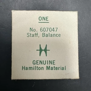 NEU Original Hamilton Balance Staff 607047 Pivot 12 NOS Cal. 950E 992 Oldtimer - Bild 1 von 3