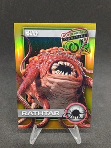 2025 Topps Chrome Star Wars Underworld Oddities Rathtar /50 - Bild 1 von 6