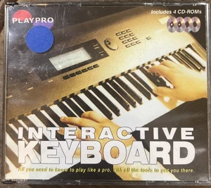 Playpro Interactive Keyboard CD-ROM 4 Disc Set Version 2.6 Rare!! - Picture 1 of 4