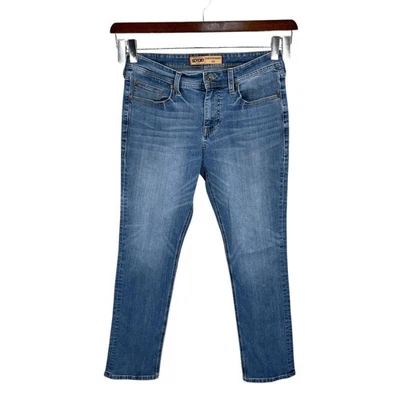 Pantalones de mezclilla Seven7 para hombre ajustados calce recto elásticos lavado medio talla 32x32 azul Foto 1 de 4