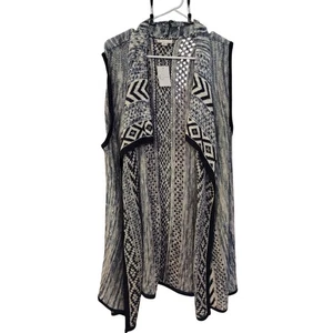 Cárdigan Cato Suéter Chaleco Talla XL Nuevo Para Mujer Azul Marino Blanco Túnica Longitud Bonito - Imagen 1 de 7