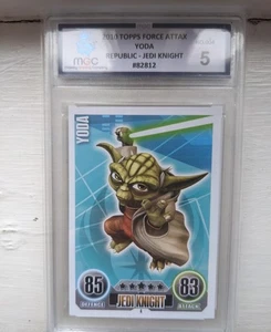 2010 Topps Force Attax #004 Yoda Republic Jedi Knight MGC5 (#82812) - Picture 1 of 2