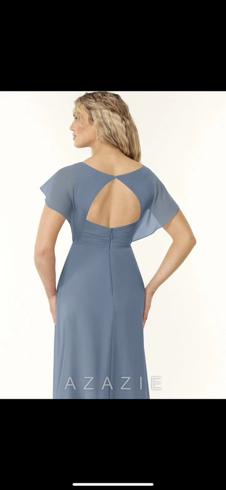 Azazie Formal Dress Size 8 Dusty Blue - Image 1 of 1