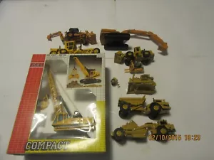 9 assorted 1:43 ?construction vehicles. Miniaturas , Ertl & Joal - Picture 1 of 5