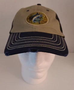Nuevo con etiquetas Panama Jack billete de pez vela coleccionista caqui/azul a presión camionero malla sombrero gorra - Imagen 1 de 7