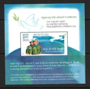 India, 2004 ejército indio en operaciones de la ONU SG como nuevo 2233 sin montar o nunca montado, gato £4 - Imagen 1 de 1