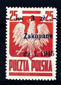 POLEN - POLEN - 1945 - Befreiung der polnischen Städte. Typ von 1944 Aufl. - Bild 1 von 1