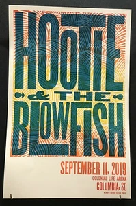 2019.09.11 Hatch Show Print Hootie & The Blow Fish Colonial Life Arena Columbia - Picture 1 of 1