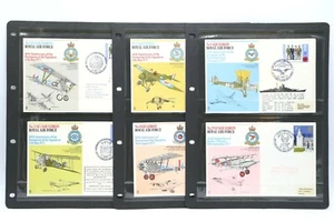 Lote de 50 fundas de primer día de aviación de la Royal Air Force 1969 - 1972 con carpeta - Imagen 1 de 11