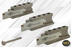 Bloque de sujeción + espada de corte 26 mm para placas de perforación Sandvik tipo N151.2-400 - Imagen 1 de 1