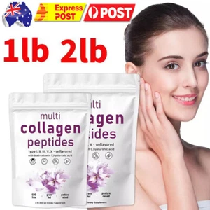 Multi Collagen Peptides Powder - Hydrolyzed Protein Peptides for Women - Picture 1 of 15