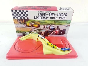 Vintage speedway Road Race Racing sets,in orig box,car racing set 1971 Hong kong - Picture 1 of 12