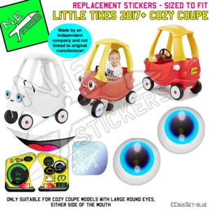 Replacement stickers TO FIT 2022+ Little Tikes™ Cozy Coupe ® toy car 6th gen NEW - Picture 1 of 21