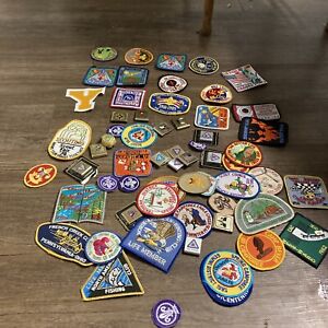 Large Collection Mainly Boy Scouts Activity Badges, Patches, Ribbon, and Pins