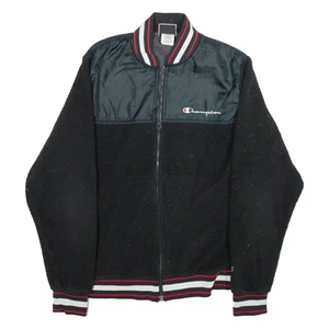 CHAMPION Womens Fleece Jacket Black M - Picture 1 of 6