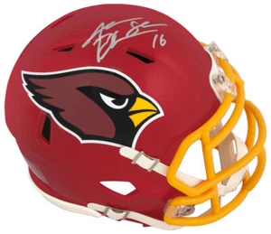 Jake Plummer Signed Cardinals FLASH Riddell Mini Helmet w/Snake - (SCHWARTZ COA) - Picture 1 of 1