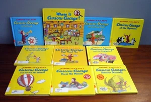 10 Curious George HB Book Lot by Margret & H.A. Rey - Picture 1 of 5