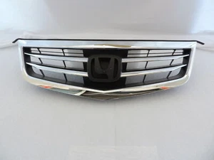 JDM Style aftermarket Polished Chrome front Grille For 12-14 Acura TSX - Picture 1 of 3