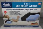 Contour 2-In-1 Leg Relief Wedge As Seen On TV Includes Air Pump Brand New