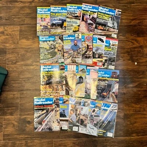 Model Railroader Magazine Lot - 21 Issues 1980s-2000s - Model Train Collectible - Picture 1 of 16