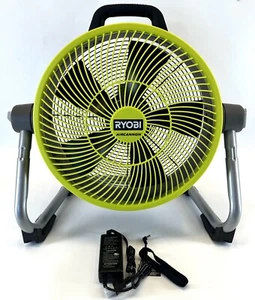 Ryobi One+ 18V Hybrid WHISPER 14 in Air Cannon Fan Model PCL813B - Picture 1 of 10