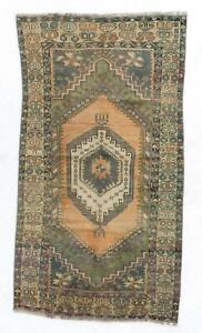 3.6x6.4 Ft Traditional Vintage Turkish Rug for Country Homes, Rustic, Tribal