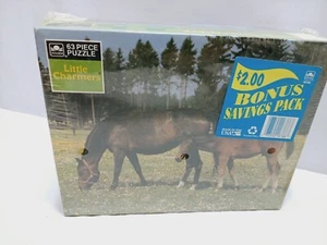 2 pack Golden Kids Puzzles=HORSES AND PUPPY=63 pieces each = NEW SEALED! - Picture 1 of 10