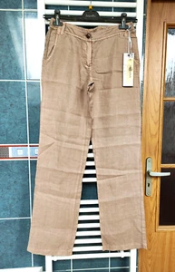 SILVIAN HEACH Damen leinenhose 38 Beige - Bild 1 von 8