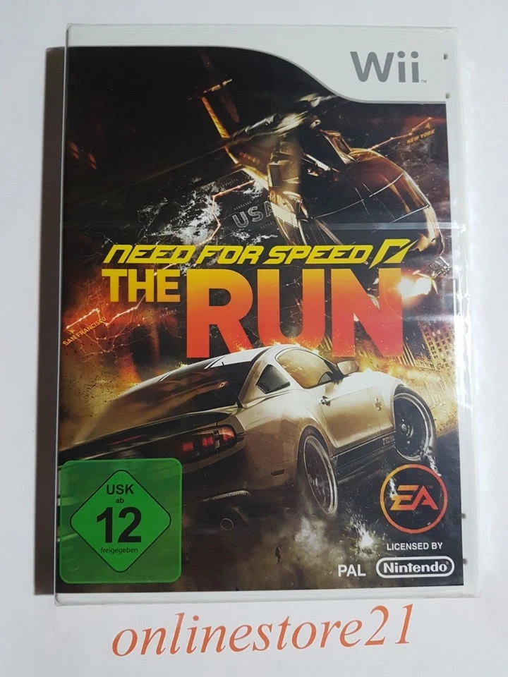 Need for Speed The Run Nintendo Wii German - Image 1 of 2