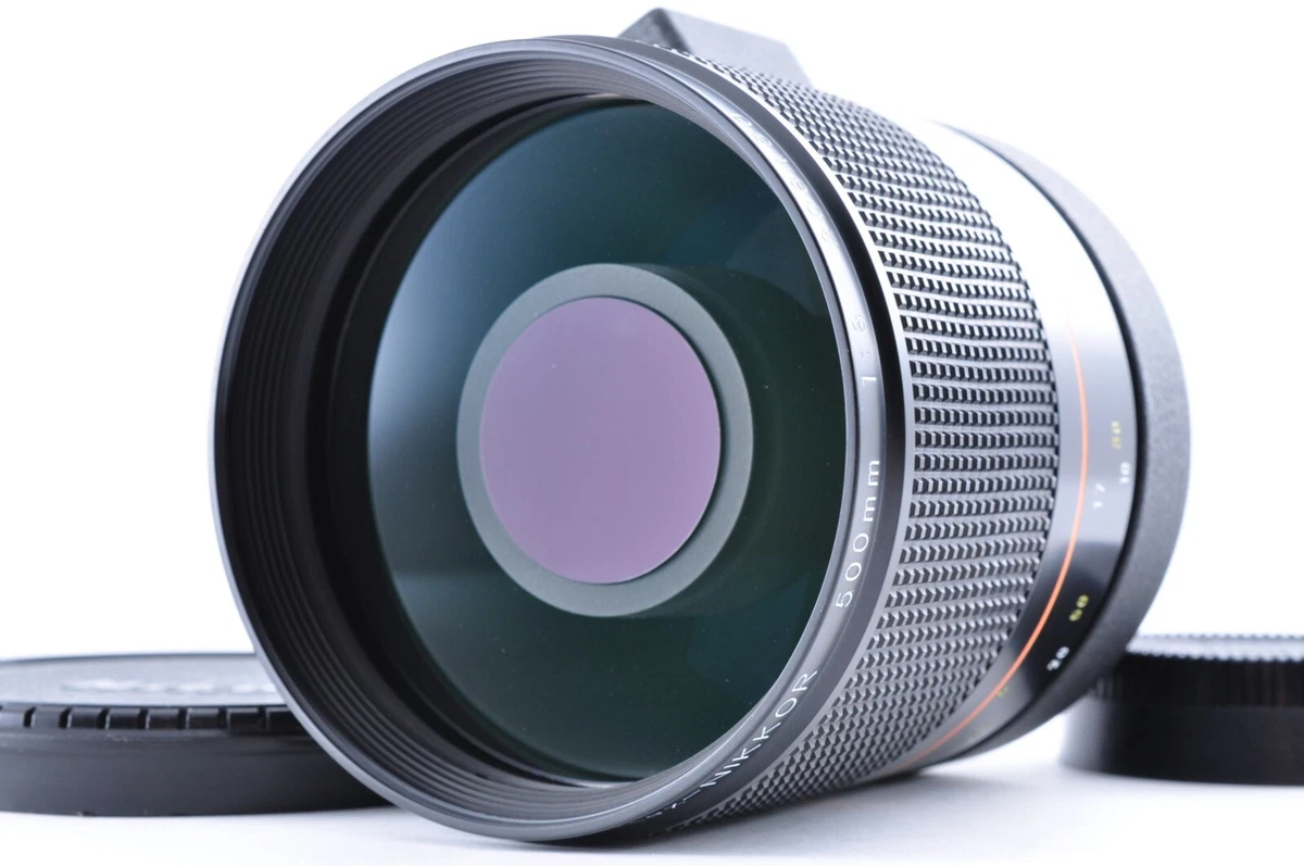 Reflex Nikon NIKKOR Manual Focus Camera Lenses 500mm Focal for