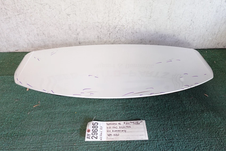 LEXUS RX350 RX 450h 2016 2017 2018 2022 alerón trasero puerta trasera oem ay29685 Foto 1 de 4