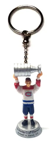 1966 MONTREAL CANADIENS KEYCHAIN NHL 1.5" TALL MINI FIGURE STANLEY CUP CHAMPION Cover