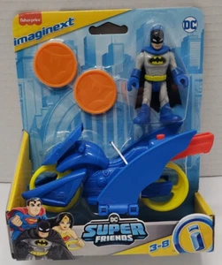 Imaginext Batcycle & Batman Figurenset (DC Super Friends) NEU - Bild 1 von 2