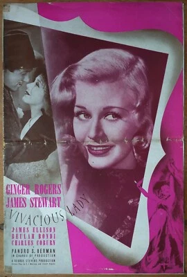 VIVACIOUS LADY, Ginger Rogers, James Stewart, 1938, Pressbook 434 Foto 1 de 4