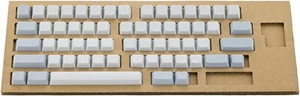 PFU PD-KB400KTWN Key Top Set White Unmarked HHKB Professional series Model F/S - Picture 1 of 1