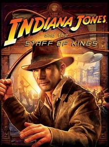 Indiana Jones and the Staff of Kings Lucas Arts PC Classic Video Game Poster # 1 - Picture 1 of 3