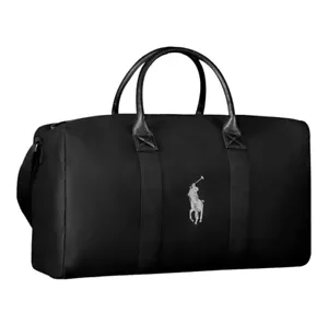 BRAND NEW RALPH LAUREN PARFUMS POLO BLACK DUFFLE/ TRAVEL/ HOLIDAY/ SPORT BAG - Picture 1 of 4