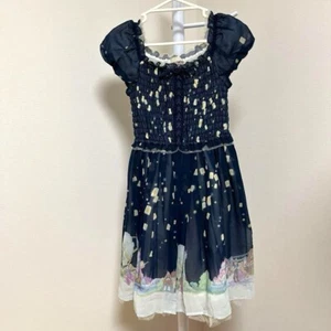 Secret Honey Disney Rapunzel Lantern Dress short sleeve color Navy size 2 women - Picture 1 of 6