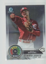 NICK SENZEL 2018 BOWMAN CHROME SCOUTS' TOP 100 #BTP-16