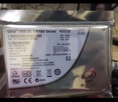 Intel SSD DC S3700 Series 400GB SSDSC2BA400G3 2.5"6Gb/s SATA Solid State Drive - Image 1 of 3